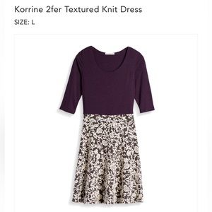 Le Lis Textured Knit Dress